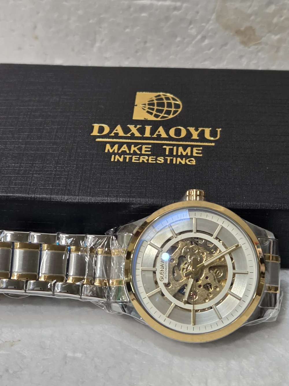 Fully Automatic Glenaw Open Heart mens Watch